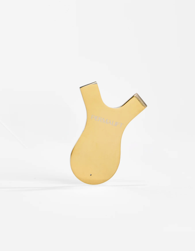 Permalift gold metal y-comb
