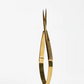 Permalift gold scissors