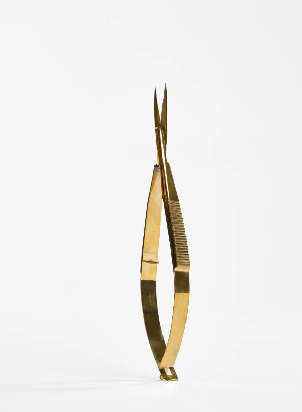 Permalift gold scissors