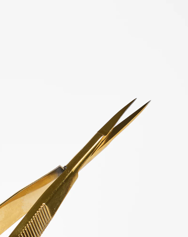 Permalift gold scissors