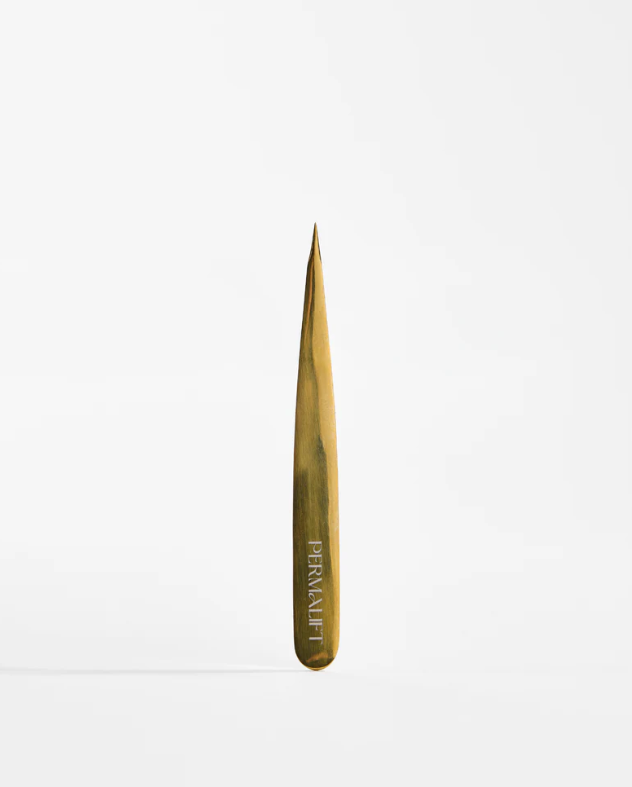 Permalift gold tweezer