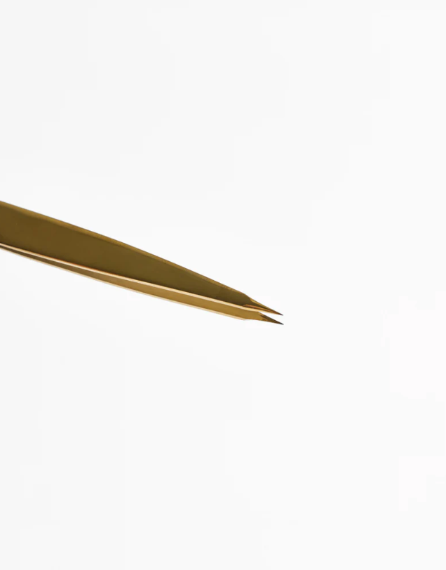 Permalift gold tweezer
