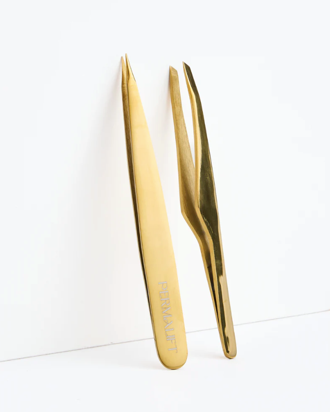 Permalift gold tweezer