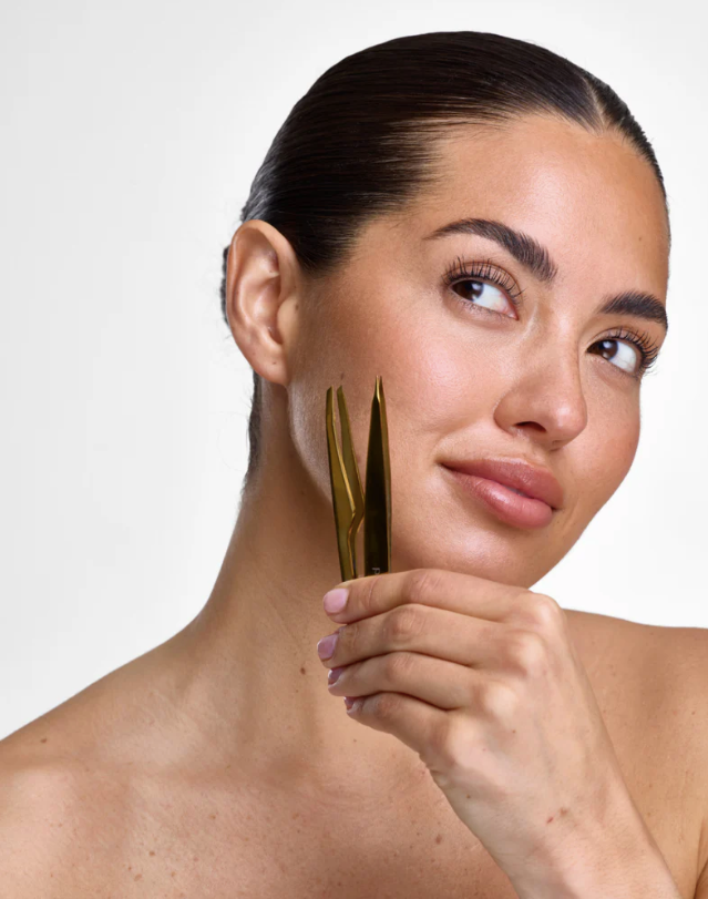 Permalift gold tweezer