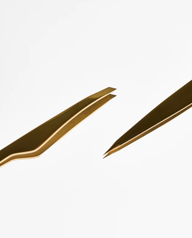 Permalift gold tweezer