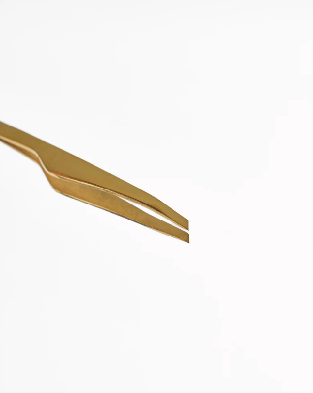 Permalift gold tweezer